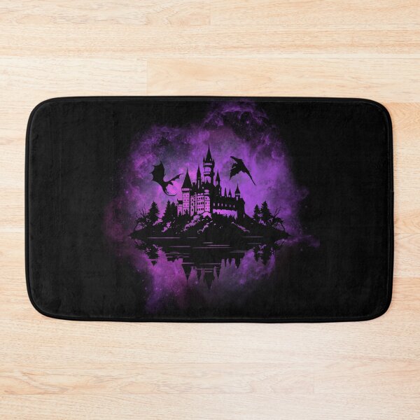 Item preview, Magical Castle with Dragons Fantasy Art - Book Lovers designed and sold by AestHenni17.