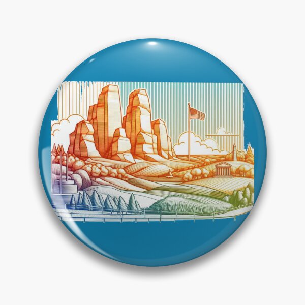 Item preview,  Sketch Collection: Kansas's Most Stunning Landmarks and Landscapes,  designed and sold by PaintMeWorld.
