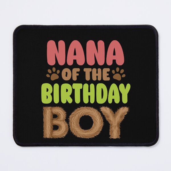 Item preview, Nana Of The Birthday Boy Dog Family Matching Party design designed and sold by Colorfulman.