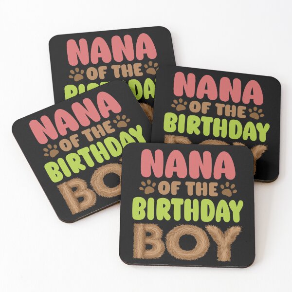 Item preview, Nana Of The Birthday Boy Dog Family Matching Party design designed and sold by Colorfulman.