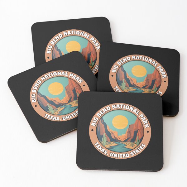 Item preview, Big Bend National Park Majestic Desert Illustration designed and sold by Stylish Grapefruit Familia.