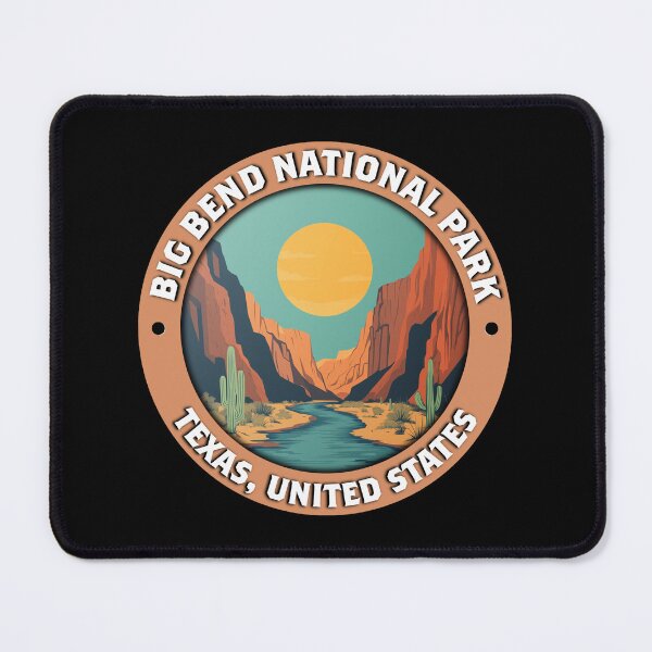 Item preview, Big Bend National Park Majestic Desert Illustration designed and sold by Stylish Grapefruit Familia.