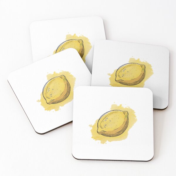 Item preview, Copy of Modern Trendy hand painted yellow lemon Fruit watercolor  designed and sold by SOUFIANE1991.