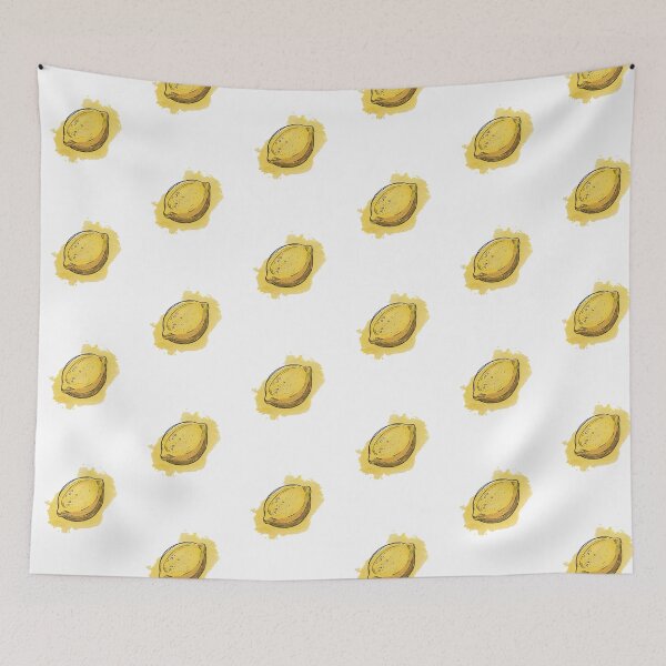 Item preview, Copy of Modern Trendy hand painted yellow lemon Fruit watercolor  designed and sold by SOUFIANE1991.