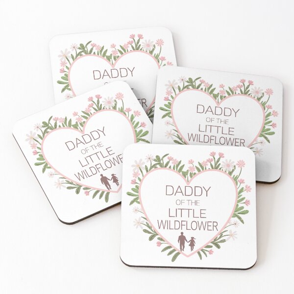 Item preview, Daddy of the Little Wildflower - The perfect gift for a dad who cherishes his little, free-spirited "wildflower." designed and sold by ZyziowskyArt.