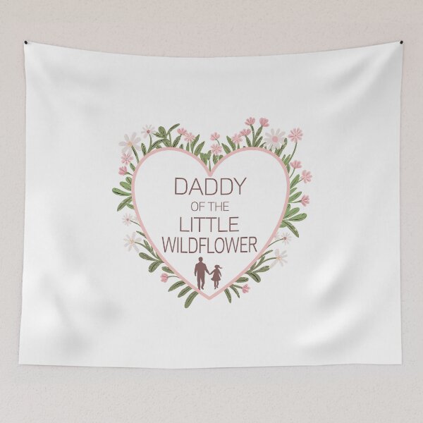 Item preview, Daddy of the Little Wildflower - The perfect gift for a dad who cherishes his little, free-spirited "wildflower." designed and sold by ZyziowskyArt.