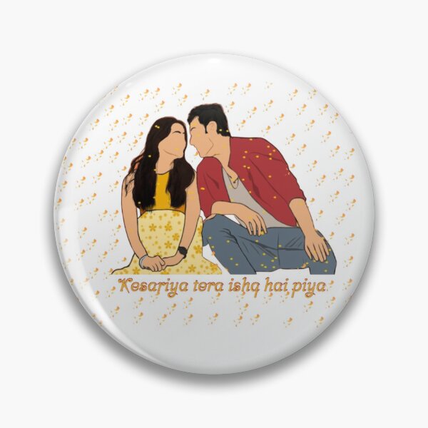 Item preview, Aliya Bhatt and Ranbir Kapoor. Kesariya tera ishq hai piya designed and sold by ZI-Stars.