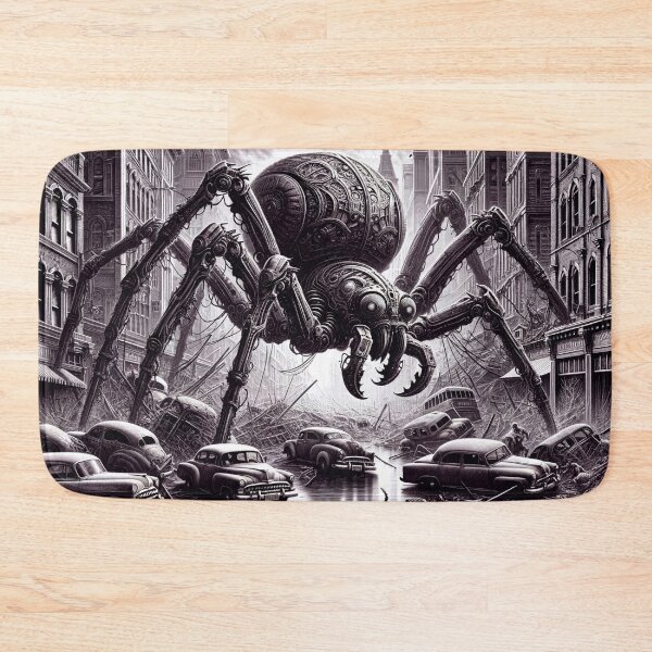 Item preview, Biomechanical Spider Destroying New York designed and sold by M-Y-A-R-T-.