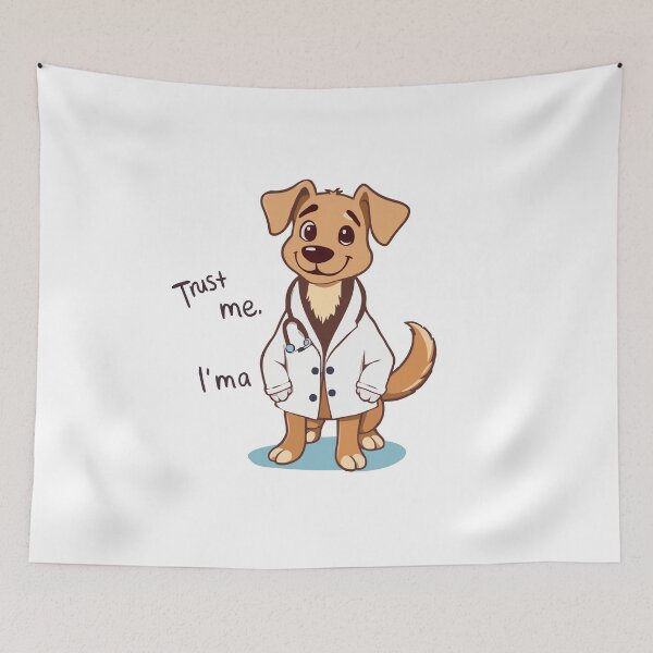 Item preview, Trustworthy Canine Dogtor designed and sold by Custom Crest.