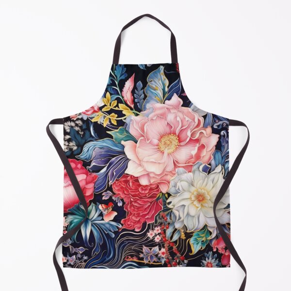 Item preview, Pink Peonies and Cherry Blossoms in Garden at Night designed and sold by AgathaZolastore.