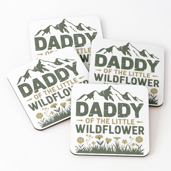 Item preview, Daddy of the Little Wildflower  - This gift is perfect for adventurous, nature-loving dads who cherish their little wildflower. designed and sold by ZyziowskyArt.