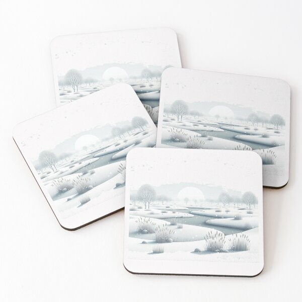 Item preview, "Winter Serenity at Tallgrass Prairie National Preserve | Snowy ,   designed and sold by PaintMeWorld.