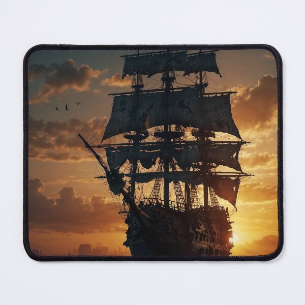 Item preview, Pirate Ship at Sunset designed and sold by photoparadise22.