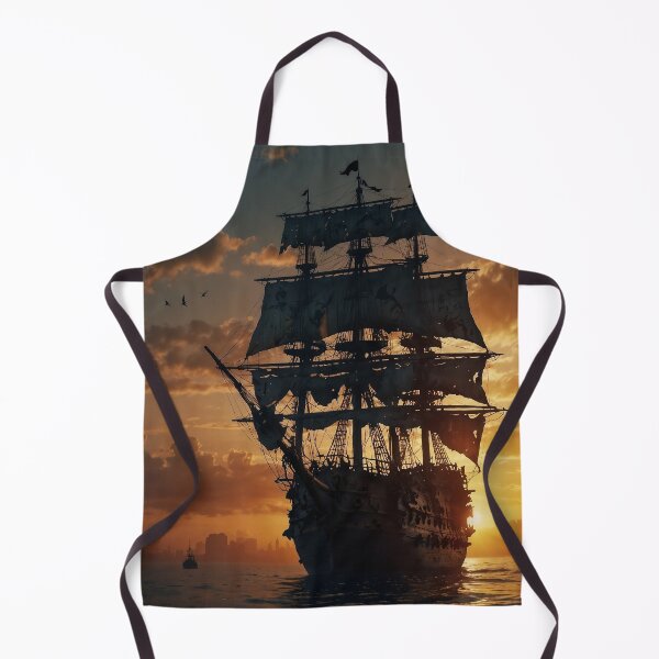 Item preview, Pirate Ship at Sunset designed and sold by photoparadise22.