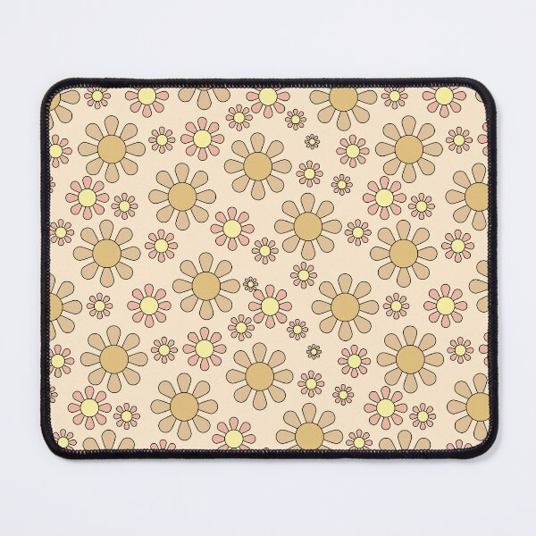 Item preview, Groovy flowers, bigbeat-fueled energetic designs/pastel colors- yellow designed and sold by My-fake-places.