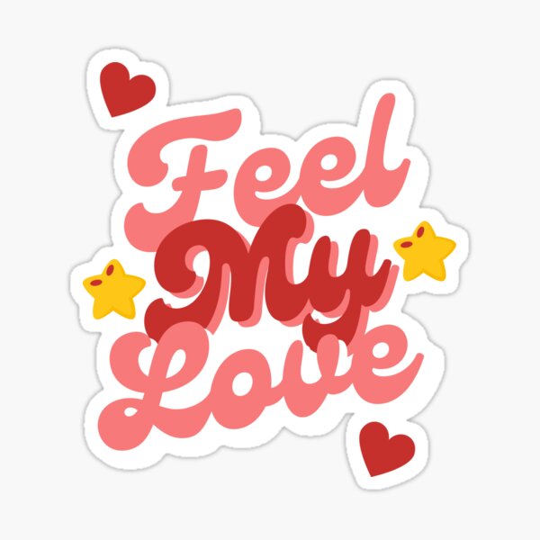 Item preview, Feel My Love - Romantic Valentine's Day Gift Design designed and sold by YourFloralFinds.