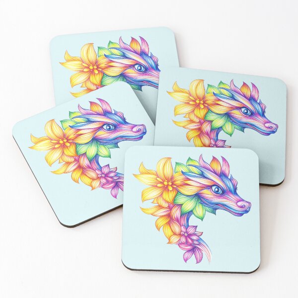 Item preview, magical abstract dragon, fantasy art designed and sold by LoneAngel.