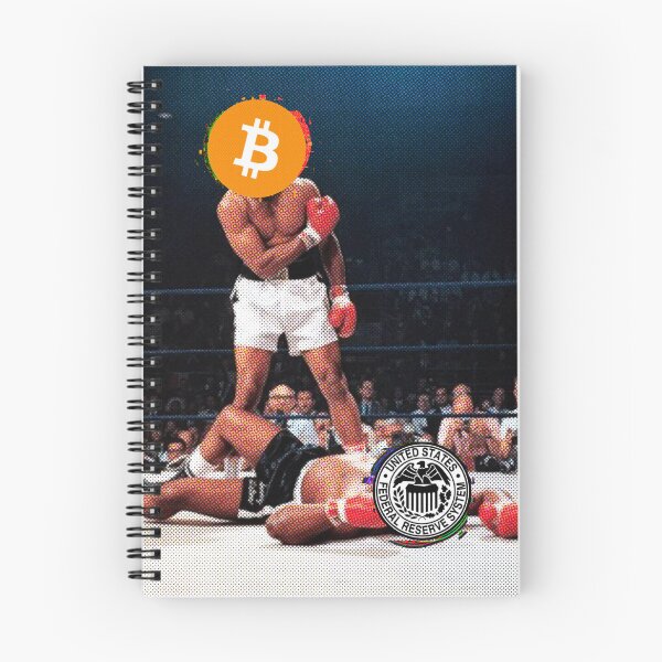 Item preview, Bitcoin Boxing FED Vintage Retro Aesthetic designed and sold by CyberRex.