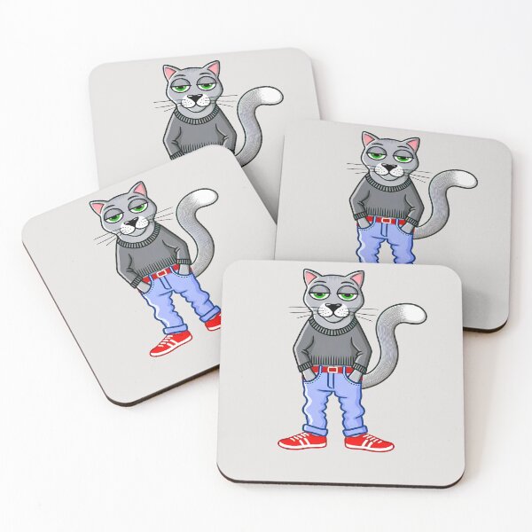 Item preview, Funny Chilled Cat, Love Cats designed and sold by Logiamerch.