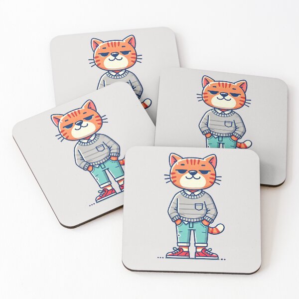 Item preview, Funny Chilled Orange Cat, Love Cats designed and sold by Logiamerch.