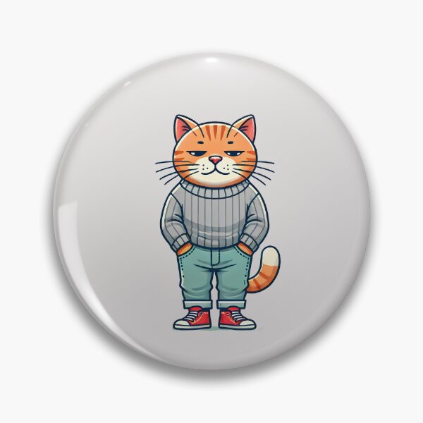 Item preview, Funny Chilled Orange Cat, Love Cats designed and sold by Logiamerch.