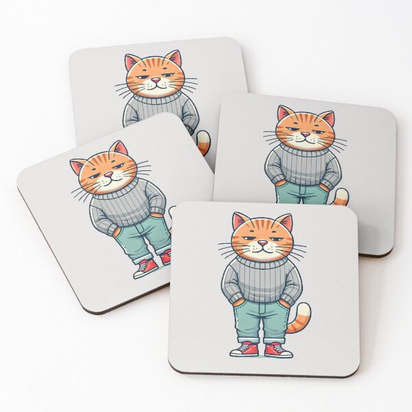 Item preview, Funny Chilled Orange Cat, Love Cats designed and sold by Logiamerch.