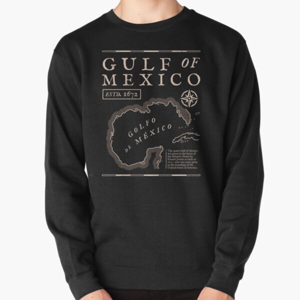 Item preview, Gulf of Mexico 1672 Historic Map designed and sold by Geek Updated.
