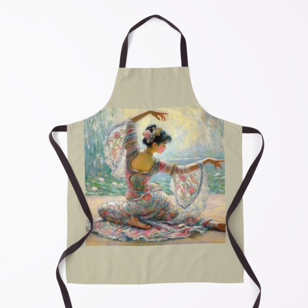 Item preview, Beautiful Dancer Claude Monet style painting designed and sold by ArtUnova.