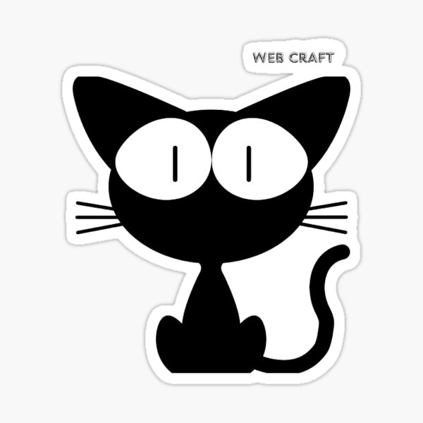 Item preview, Cute cat designed and sold by WebCraft-biz.