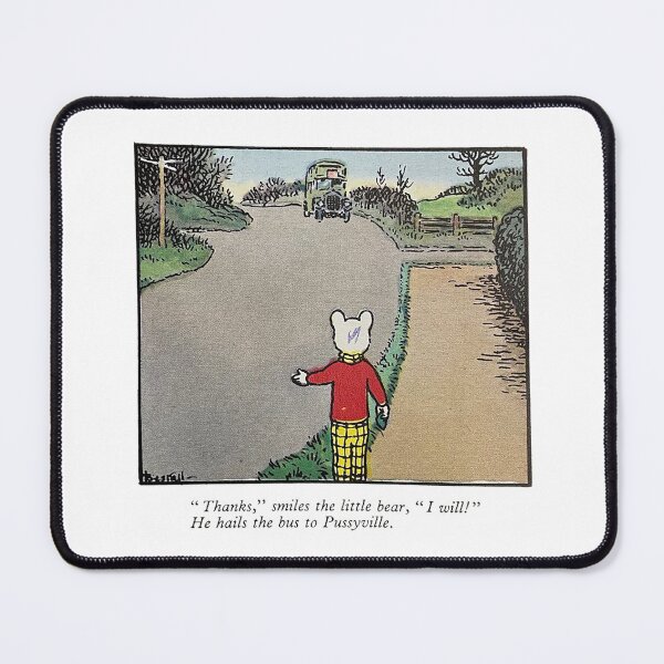 Item preview, Rupert Bear — The Bus to Pussyville designed and sold by ChickenFund.