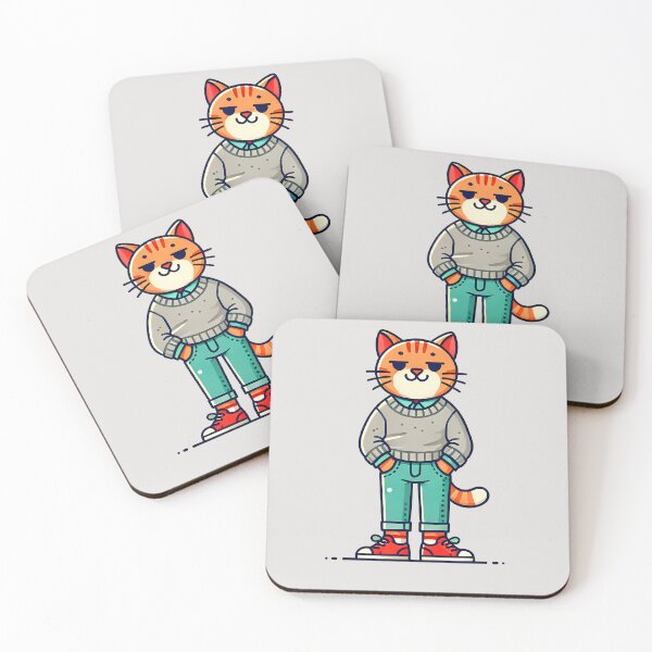 Item preview, Funny Chilled Orange Cat, Love Cats designed and sold by Logiamerch.