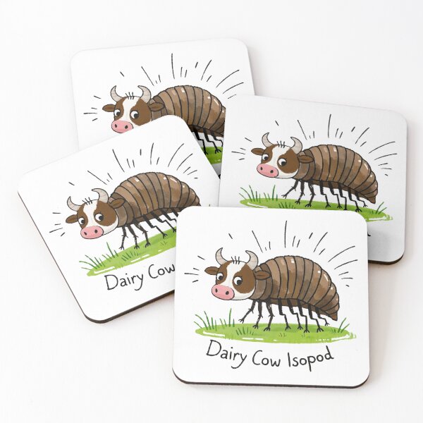 Item preview, Dairy Cow Isopod designed and sold by ClassicInkPress.