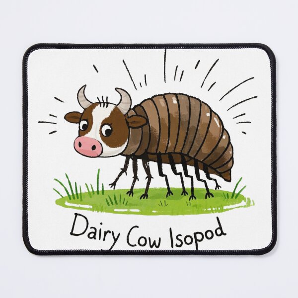 Item preview, Dairy Cow Isopod designed and sold by ClassicInkPress.