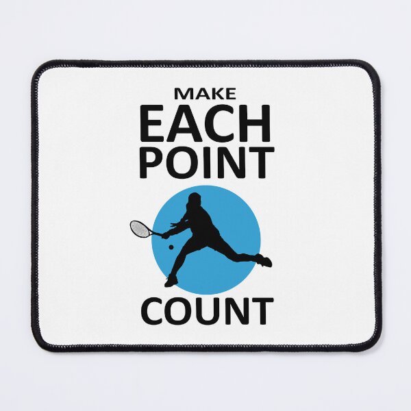 Item preview, Make Each Point Count - Motivational Tennis Quote designed and sold by TMBTM.