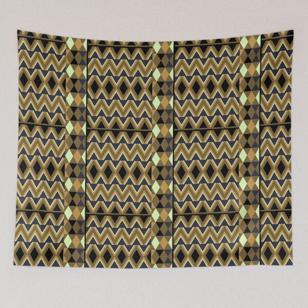 Item preview, Simple geometric pattern, retro style. designed and sold by RIYA SIRI.