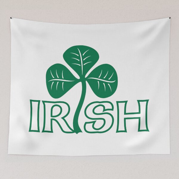 Item preview, Irish with a large shamrock designed and sold by Foundry88.