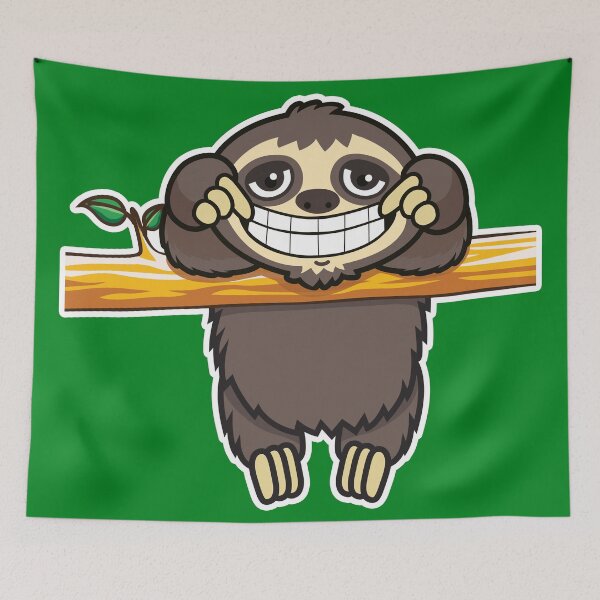 Item preview, Sloth grin designed and sold by plushism.