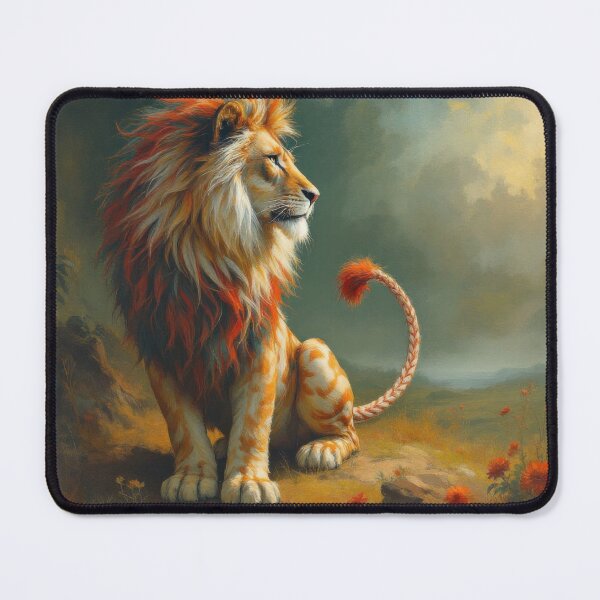 Item preview, Lion with Storm Clouds designed and sold by HabitableMoons.