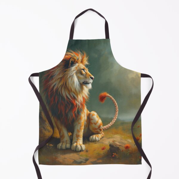 Item preview, Lion with Storm Clouds designed and sold by HabitableMoons.