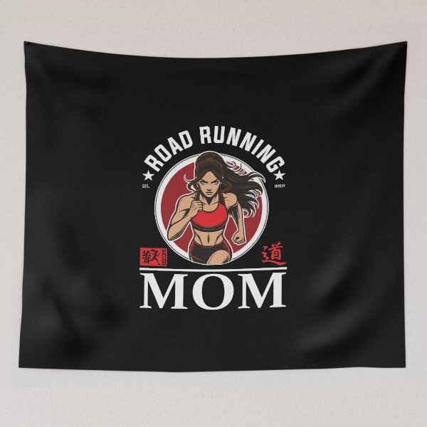 Item preview, Road Running Mom – For the road runner among the moms designed and sold by RetroMaritalArt.
