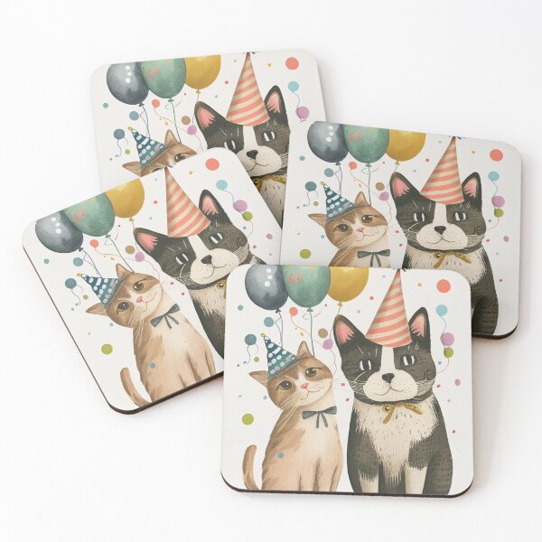 Item preview, Pawsitively Purrfect Birthday Celebration designed and sold by TringTringCards.