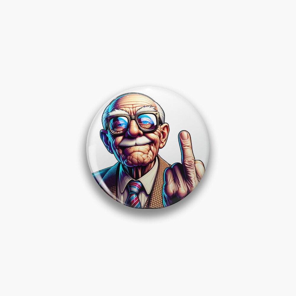 Middle Finger Man Sticker