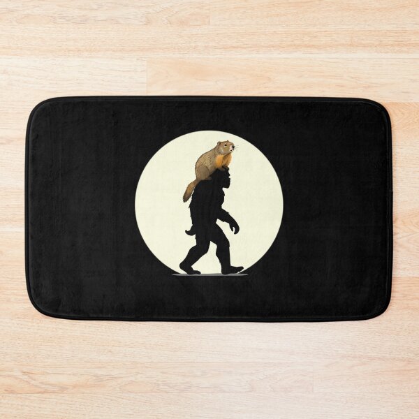 Item preview, Bigfoot Carrying Groundhog Shadow for Groundhog Day 2025 Idea Gift for Men Women designed and sold by JUSTBEELEGANT.