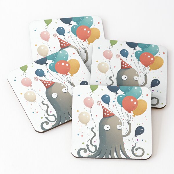 Item preview, Octopus Birthday Party Celebration designed and sold by TringTringCards.