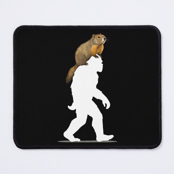 Item preview, Bigfoot Carrying Groundhog Lover Shadow for Groundhog Day 2025 Idea Gift for Men Women designed and sold by JUSTBEELEGANT.