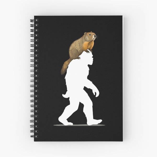 Item preview, Bigfoot Carrying Groundhog Lover Shadow for Groundhog Day 2025 Idea Gift for Men Women designed and sold by JUSTBEELEGANT.