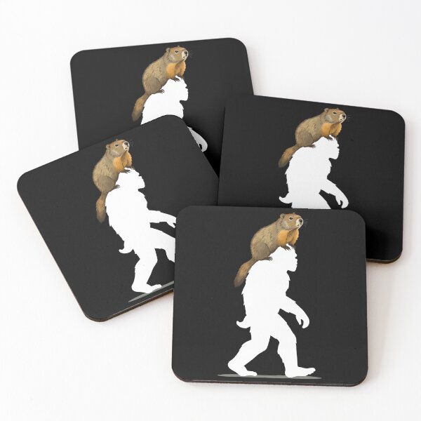Item preview, Bigfoot Carrying Groundhog Lover Shadow for Groundhog Day 2025 Idea Gift for Men Women designed and sold by JUSTBEELEGANT.
