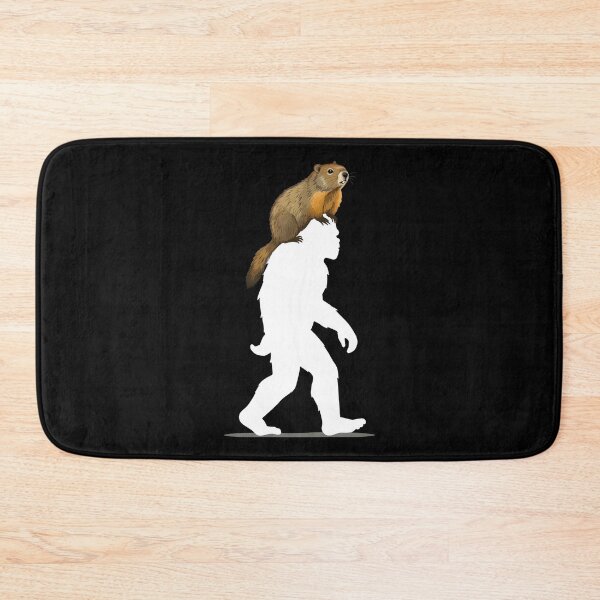 Item preview, Bigfoot Carrying Groundhog Lover Shadow for Groundhog Day 2025 Idea Gift for Men Women designed and sold by JUSTBEELEGANT.