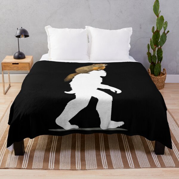 Item preview, Bigfoot Carrying Groundhog Lover Shadow for Groundhog Day 2025 Idea Gift for Men Women designed and sold by JUSTBEELEGANT.