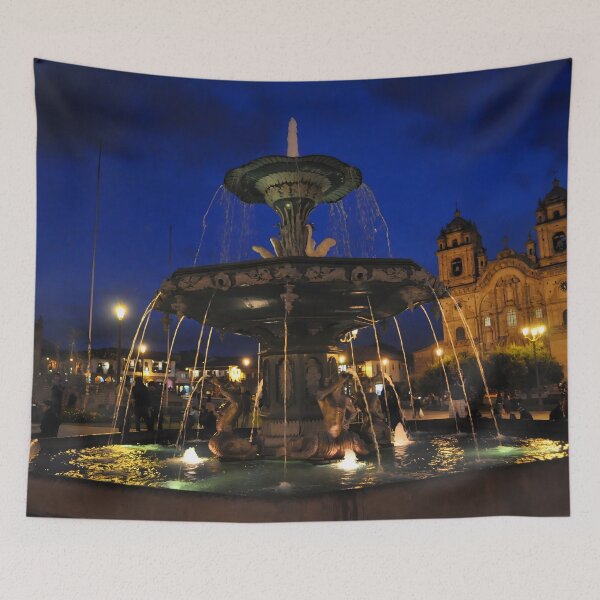 Item preview, fountain in front of cusco cathedral designed and sold by trucomanx.